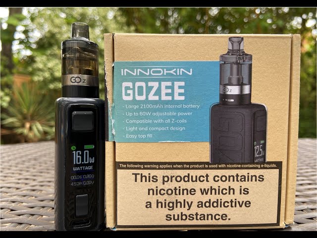 Innokin Gozee Starter Kit I Stealthy & light | Perfect for La Tabaccheria Oganic 4Pod Line N.E.T’s