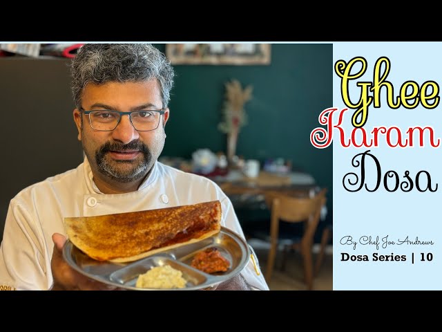 Ghee Karam Dosa | Crispy | Nellore Dosa | Breakfast Idea | Street Food | Spicy Clarified Butter Dosa