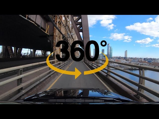 360° Driving NYC's Ed Koch Queensboro (59th Street) Bridge Outer Roadway