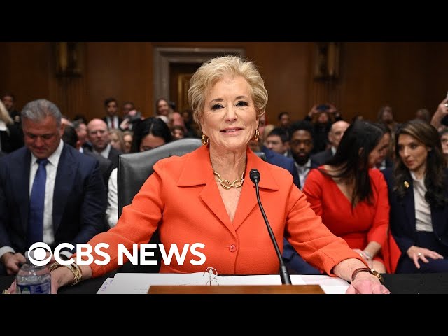 Linda McMahon's Senate confirmation hearing to be Trump's education secretary | full video