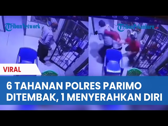 KRONOLOGI Detik-detik 7 Tahanan Polres Parimo Kabur Saat Polisi Ambil Rantang Makanan, 6 Ditembak