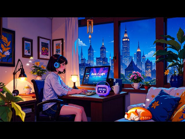 Soft & Relaxing Lofi Hip Hop Beats - Background Music for Study/Work/Reading ~ Cozy Workspace