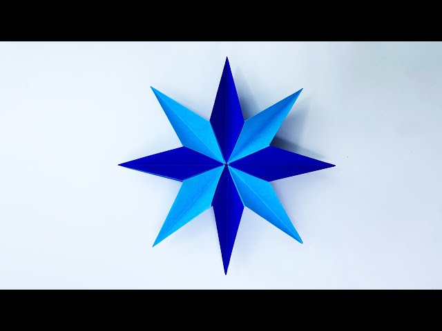 How to make an origami modular star ( Ilan Garibi)