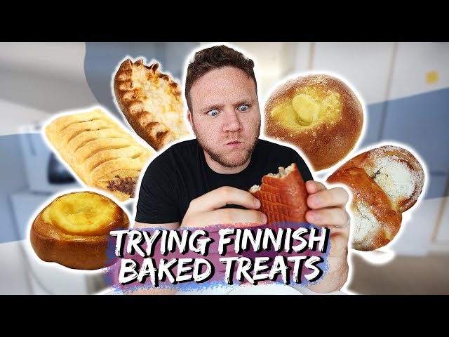 TRYING FINNISH BAKED TREATS | Taste Test Tuesday