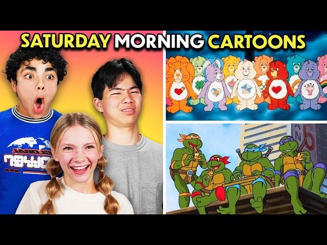 Teens React To 80s and 90s Saturday Morning Cartoons | React