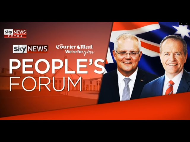 Sky News & The Courier Mail People's Forum Debate 2019 - Scott Morrison & Bill Shorten