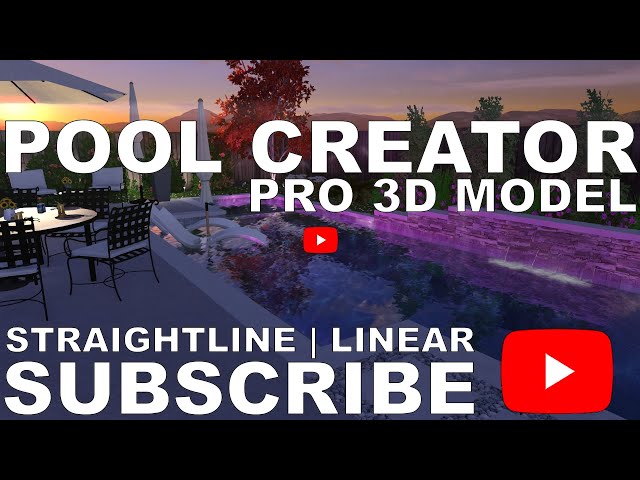 The O'Connor Pool - Pool Creator Pro 3D Model