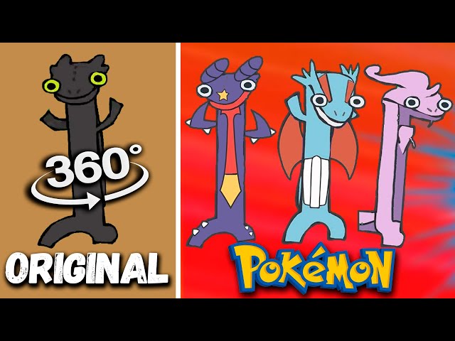 360º VR Toothless Dancing vs Pokemon Toothless Dancing