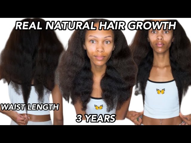 REAL Waist Length Natural Hair Growth In 3 Years | Update & Hair Goals for 2025!