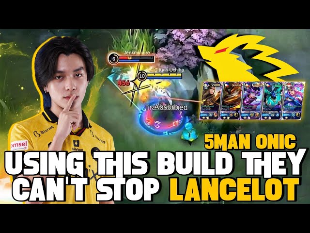 THEY CAN'T STOP MY LANCELOT WITH THIS BUILD | 5 MAN ONIC ESPORTS