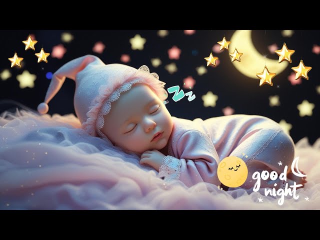 🌙 Mozart Brahms Lullaby 🌙 Bedtime Routine for Babies | Moonbeam Baby Dreams 🎵