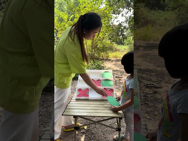 X & O challenge Game tic tac toe game  #challenge mummy & kon pov who is winner 🥇👏🏻👏🏻👏🏻