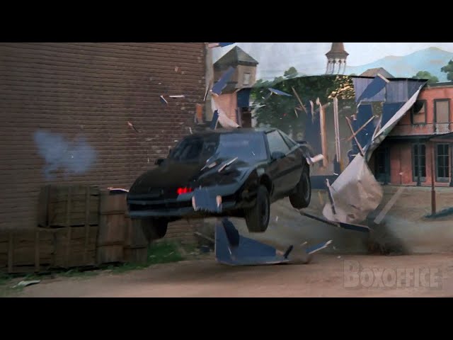 KITT Knows How To Make An Entrance | Knight Rider CLIP