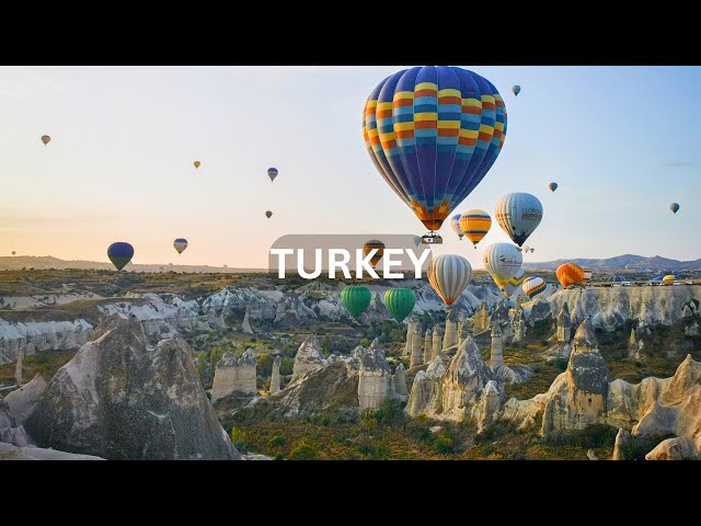 Turkey in 8K UHD: Journey to Tranquility with Relaxing Music for Stress Relief