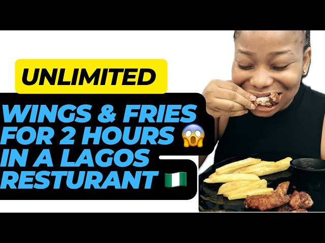 Lagos restaurant review ! Unlimited food for 2 hours .