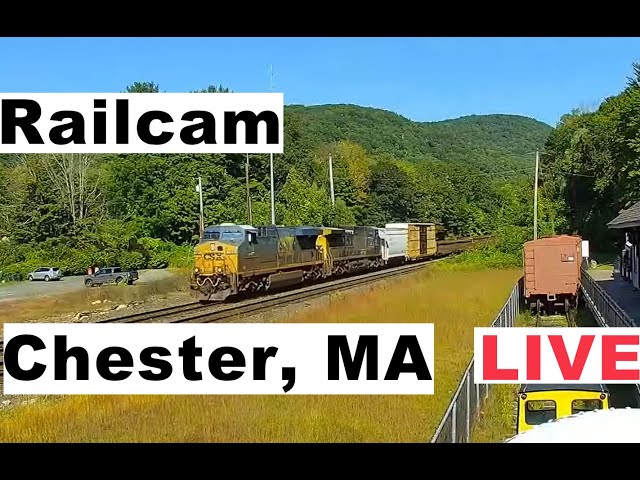 Chester Railway Station CSX & Amtrak - LIVE