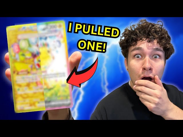 Surging Sparks Just Sold Out... But I Pulled The RAREST PIKACHU Card!