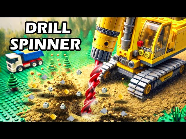 How To Drill Into Concrete? LEGO Drill Cars