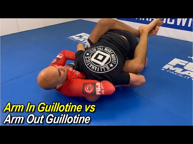 Arm-In Guillotine vs Arm-Out Guillotine with Nicolas Renier