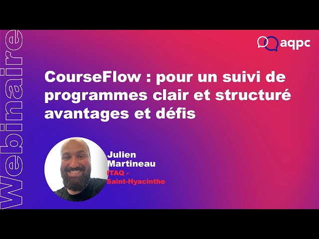 CourseFlow : pour un suivi de programmes clair et structuré