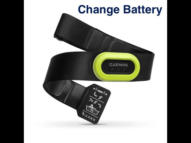 Change the battery on the Garmin HRM Pro