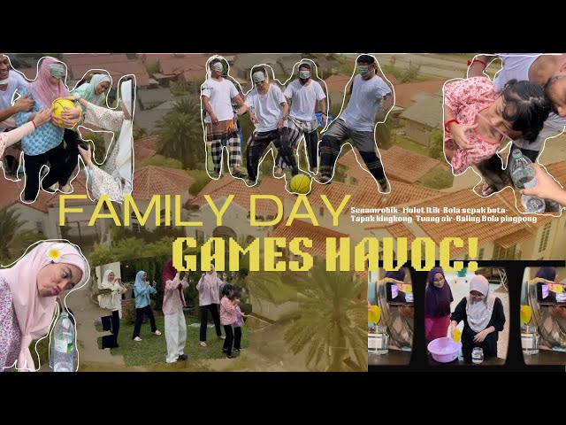 FAMILY DAY S4 (Part 2) is here! -indoor & outdoor games yang havoc!! | VLOG DIARIES #12