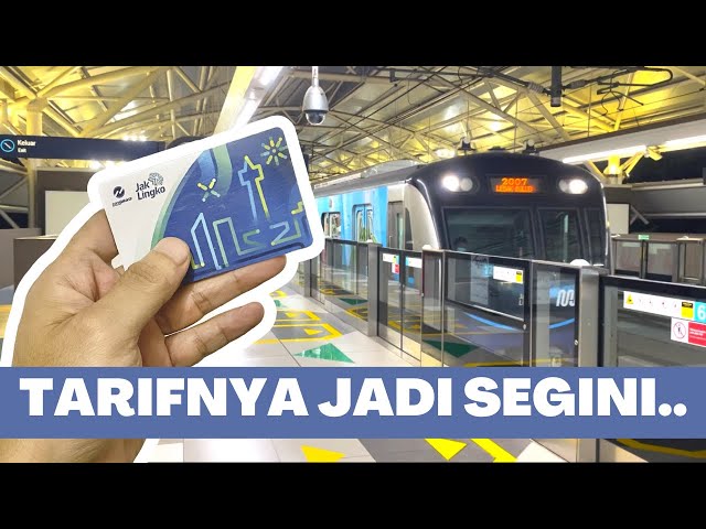 SAYA COBAIN TARIF BARU MRT + TRANSJAKARTA TANPA APLIKASI.. TARIF INTEGRASI JAKLINGKO