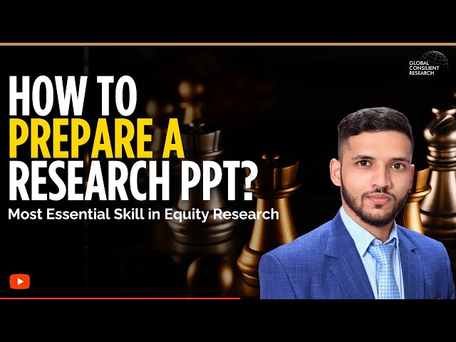 How to Prepare an Equity Research PPT from Scratch | A must have Skill for Equity Research Jobs