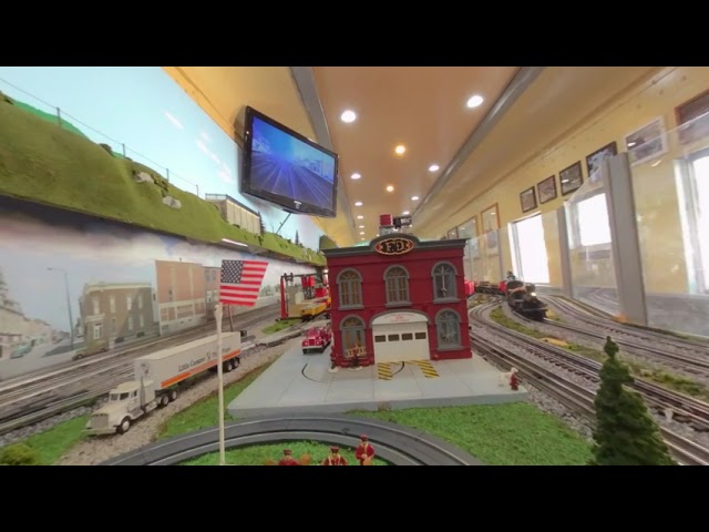 Model Train Displays at Sykesville & Patapsco Railway, Inc. 3D 180 VR