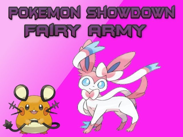 Pokemon Showdown | Fairy Army | Pokebank OU Battle | Monotype Team