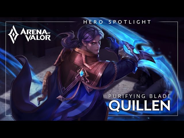 Hero Spotlight: Quillen - Purifying Blade | Arena of Valor - TiMi