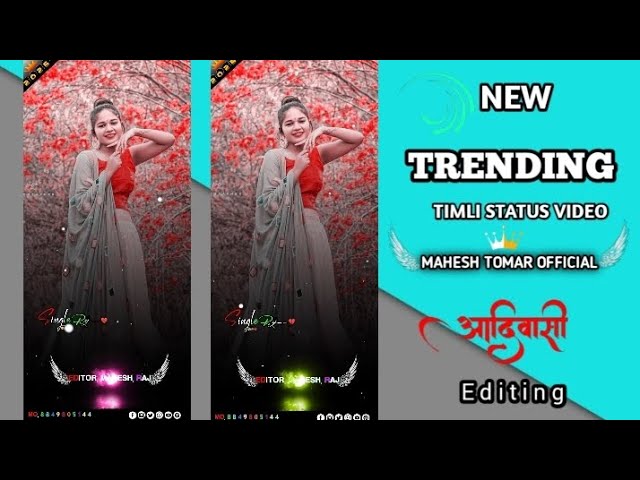 ❌ મારી વેલી રોટલી હાય કાહા  રોડે  aadivasi gujrati timli status video 2025