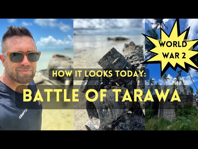 World war 2 Battle of Tarawa: how the battlefield looks today! (Pacific war tour in Kiribati)