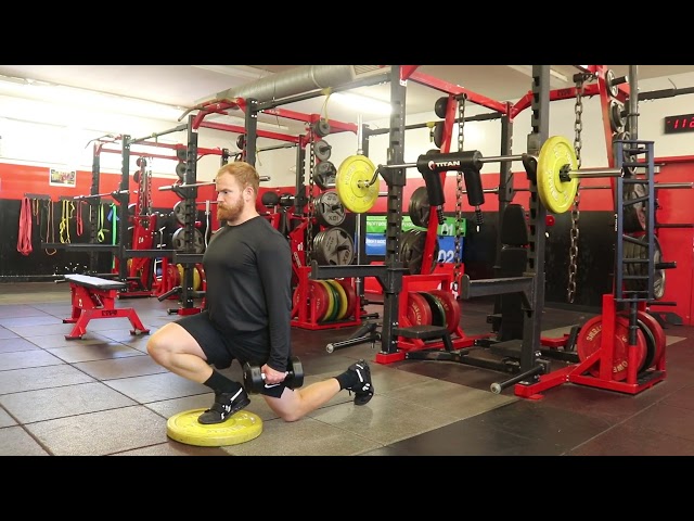 DB FFE ATG Split Squat