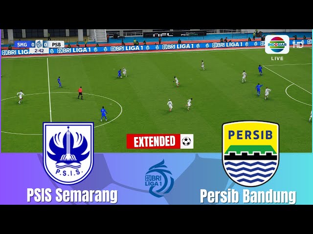 🔴PSIS Semarang vs Persib Bandung - Indonesian Liga 1 2024/25 | Live Today Match