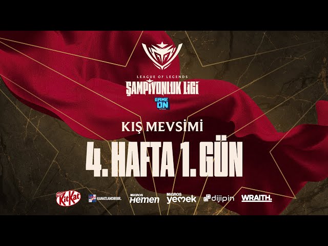 SUP🆚ULF — EF🆚BGT — BW🆚BJK— BLDP🆚MISA — KIŞ MEVSİMİ 4.HAFTA 1.GÜN