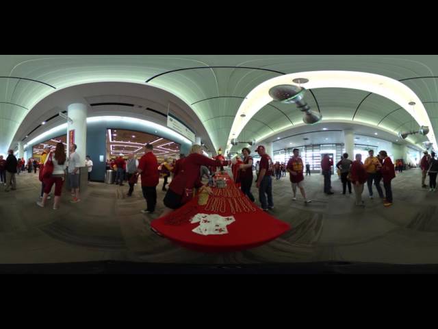 360-degree video: Iowa State fans get ready for Big 12 quarterfinal