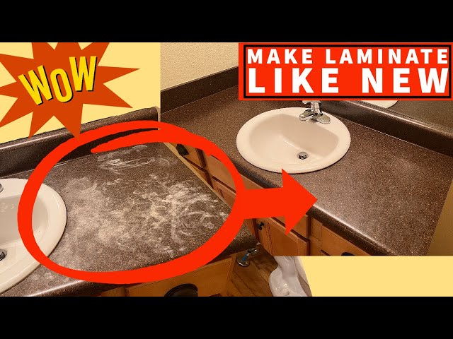 Restore a Bleached or Faded Laminate Countertop - Rejuvenate