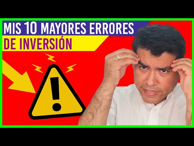 ⚡Mis 10 mayores ERRORES de INVERSIÓN l 👉🏼 POR QUÉ los INVERSORES PIERDEN su DINERO en Bolsa?