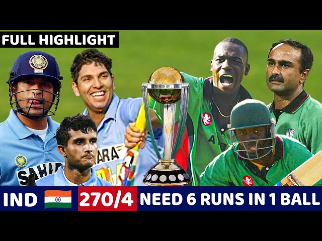 INDIA VS KENYA MATCH WORLD CUP 2003 | FULL MATCH HIGHLIGHTS | IND VS KN | MOST SHOCKING MATCH EVER😱🔥