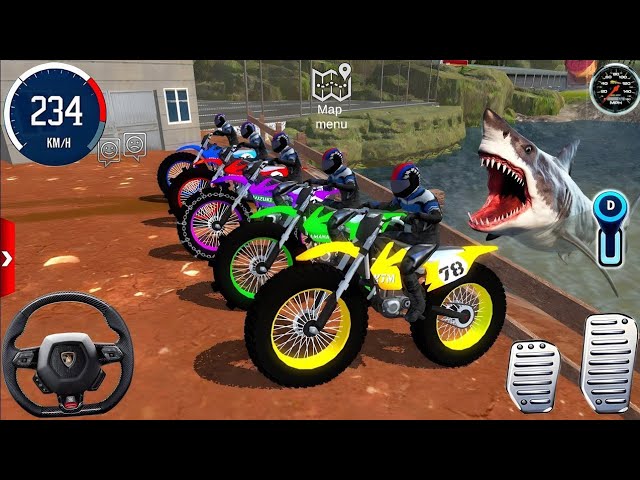 Offroad Of Rock Park Mega Ramp Mud Race #5 Online Bike Drive 3D - IOS FHD Android Gameplay