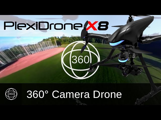 DreamQii PlexiDrone X8 | Plexi Drone 360 Camera Flight