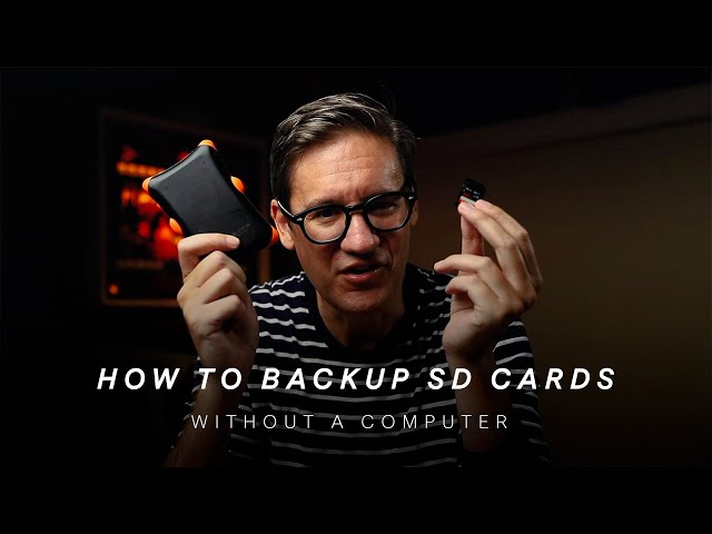 HOW TO Backup SD Cards WITHOUT a Computer