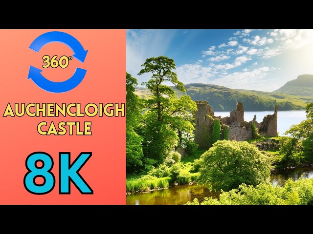 Mind-Blowing 360° Drone Footage Over Scottish Castle Ruins