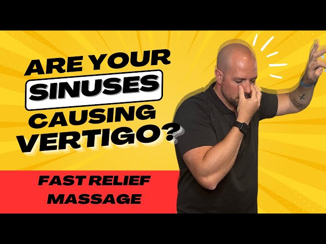 Instant Relief: Sinus Massage for Vertigo and Dizziness | Dr. Matthew Posa Chiropractor in Milton