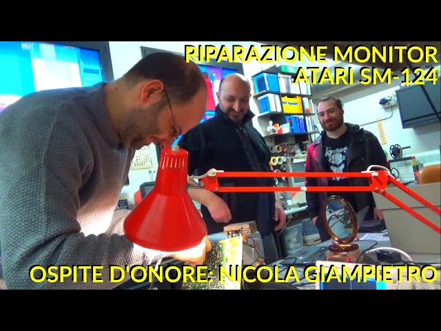 Riparazione Monitor ATARI SM-124 con Nicola! PARTE 2 #retrocomputing #atari #retrogaming #repair