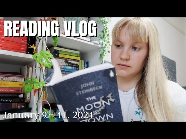 📖 Reading The Moon Is Down by John Steinbeck / Daily Reading Vlogs, January 9   11, 2021 📚😊