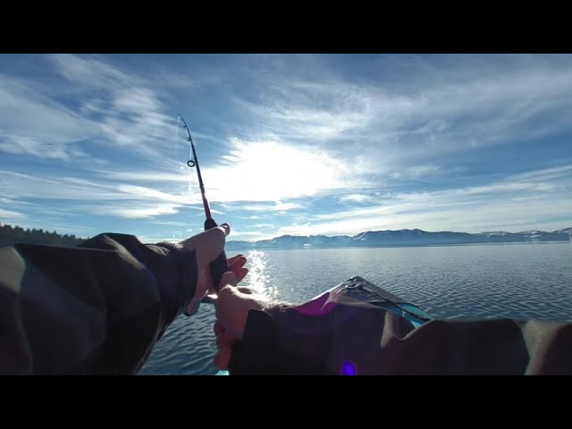 Fishing Lake Tahoe at Cave Rock in Nevada VR180