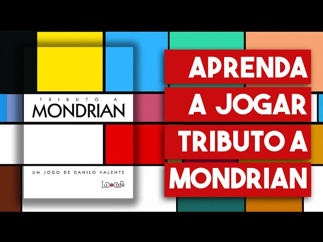 Como Jogar Tributo a Mondrian  |  Editora Ludocafé