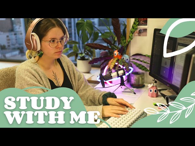 Study With Me Live | Pomodoro 50/10 | Physics PhD Student | nature/lofi | rainy weekend